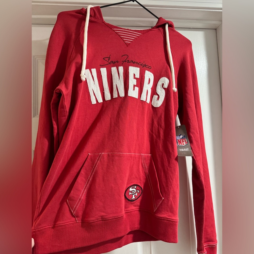 ‘47 Brand San Francisco 49ers Ladies Upperdeck Pullover Hoodie NWT - Picture 5 of 7